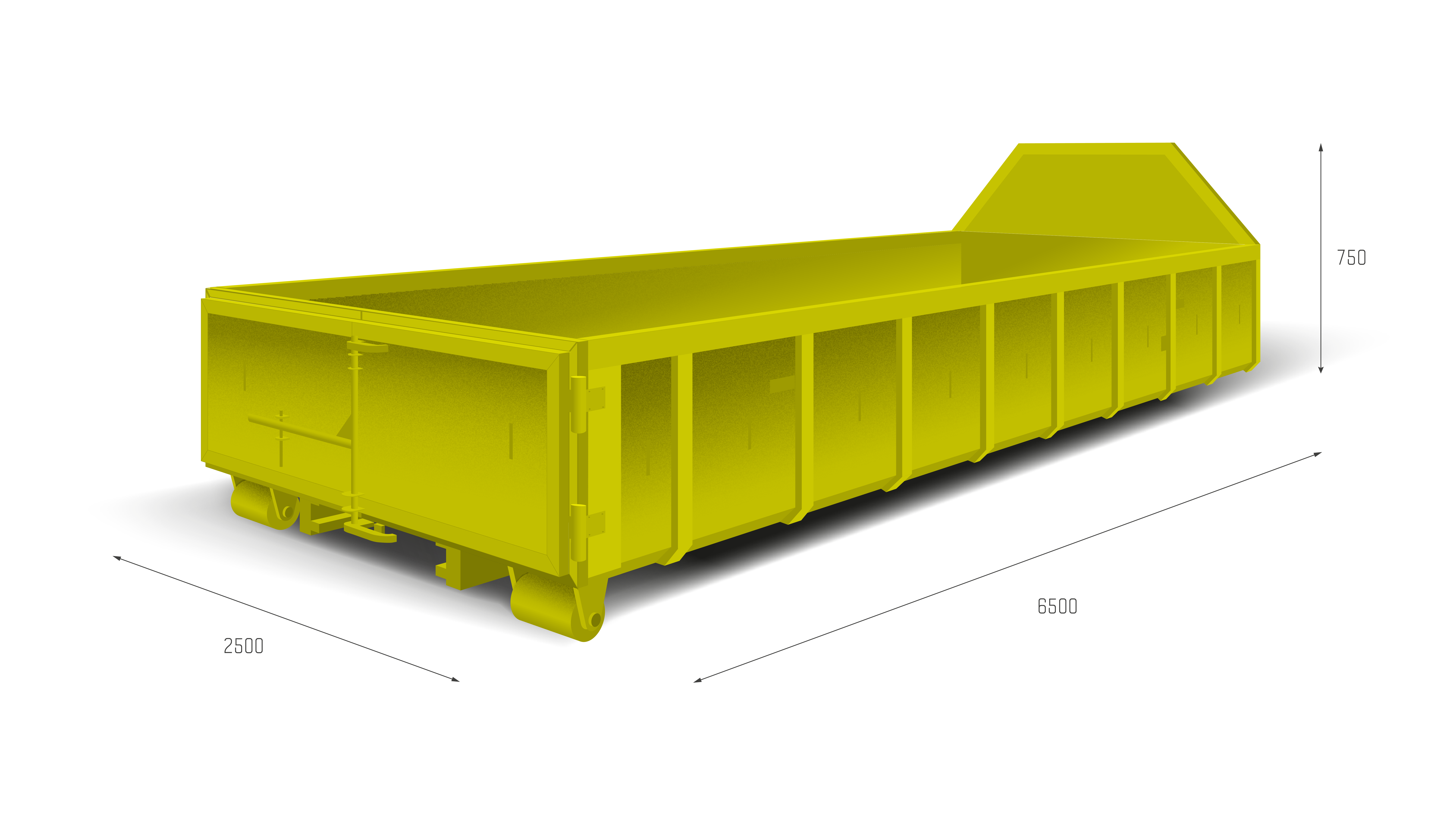 11 m³ Absetzcontainer offen